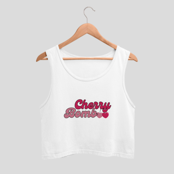 Cherry Bomb Crop Tank