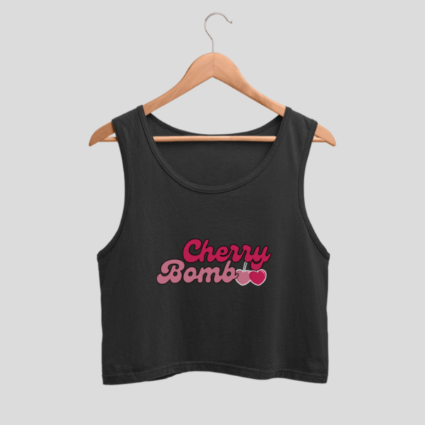 Cherry Bomb Crop Tank