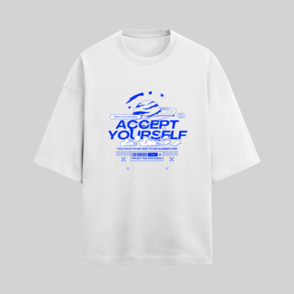 Accept Yourself Terry Oversized T-Shirt - Image 2