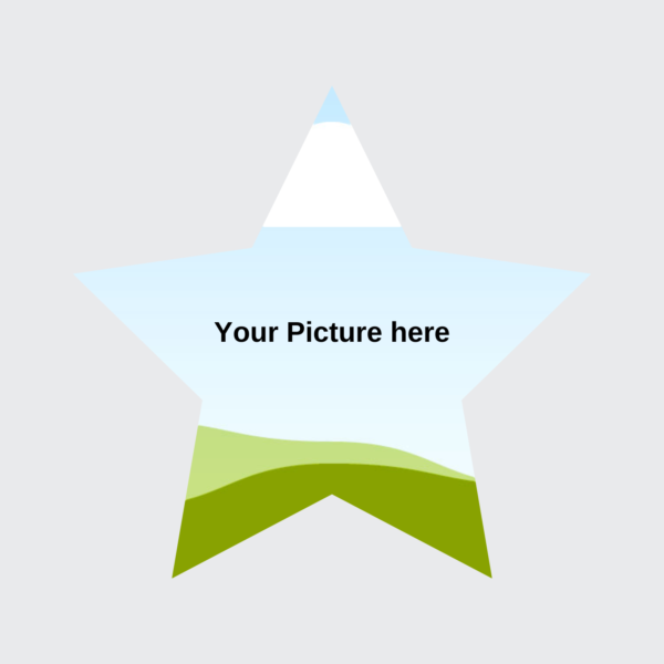 Star Shape Customizable Sticker - Image 3
