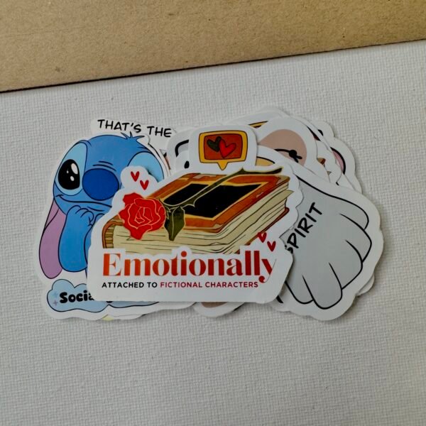 Attached To Fictional Character - Sticker