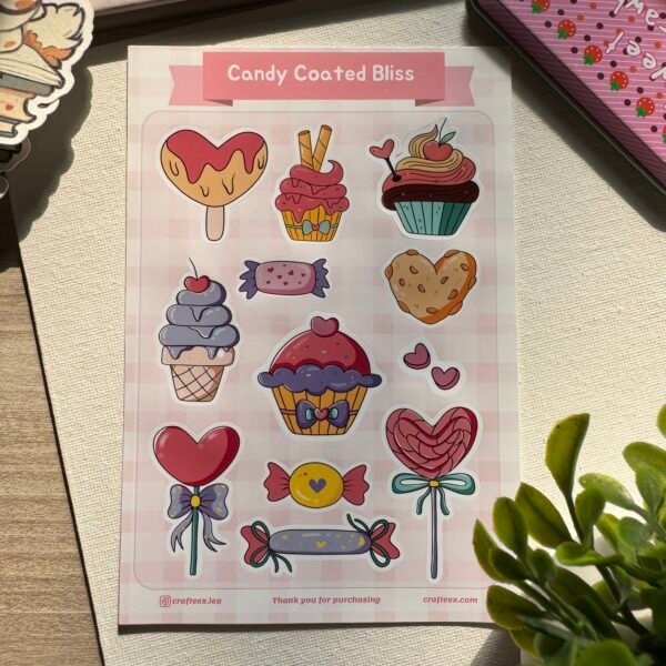 Candy Coated Bliss - Sticker Sheet