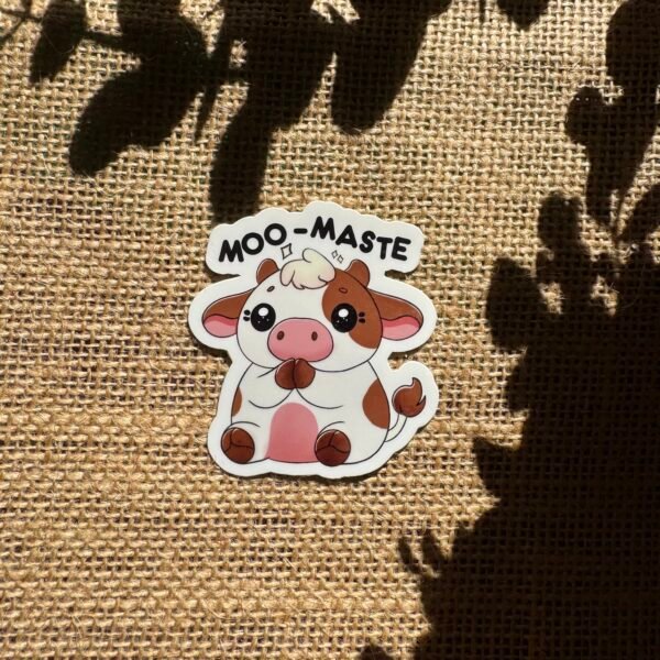 Moo-maste Cute Cow - Sticker