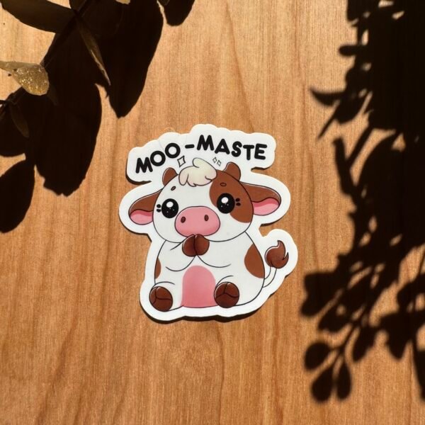 Moo-maste Cute Cow - Sticker